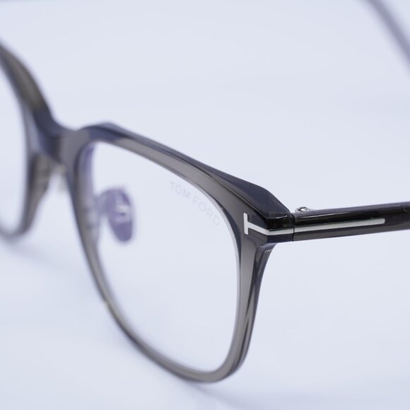 Tom Ford FT5776-D-B 020 Eyeglasses Grey 53mm Square Frame, Blue Light Block - Picture 3 of 9